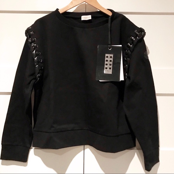 Moncler NWT braided shoulder pullover - Picture 2 of 8